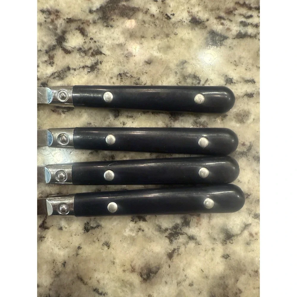 Vintage Gibson 4 Piece Butter Knife Set Stainless Steel Flatware‎